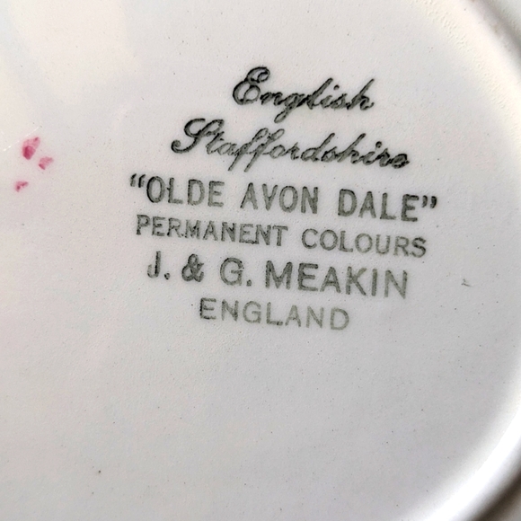 English Staffordshire Old AVON Dale Platter J&G Meakin England - Picture 4 of 5